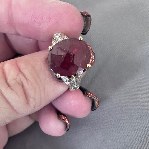 Lot of 6 large stone cocktail rings - Picture 7 of 12